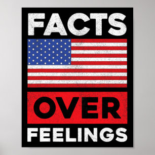 Poster Bandeira dos EUA Fatos dos Estados Unidos Sobre Se