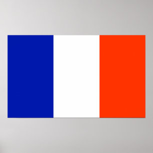 Póster bandeira frança
