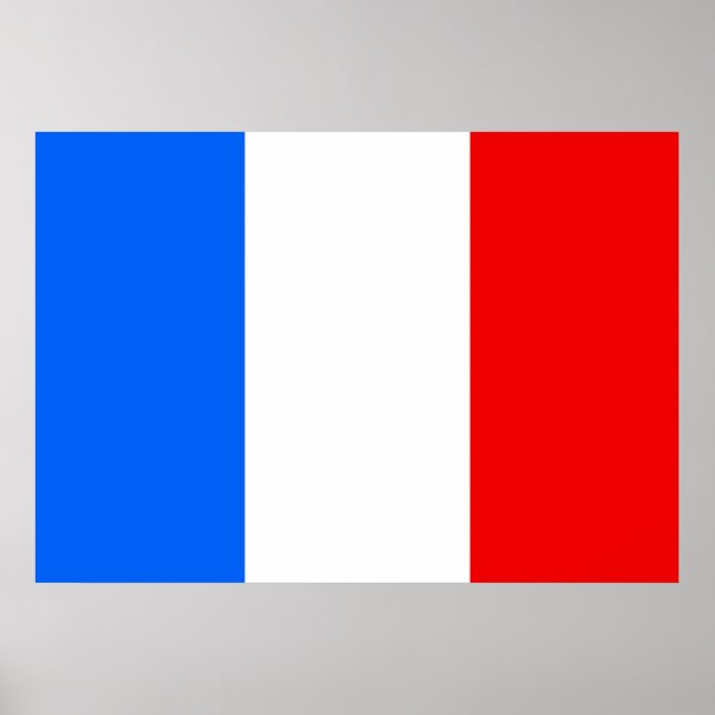 Poster Bandeira França (Frente)