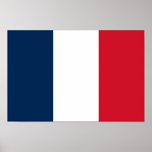 Poster Bandeira francesa