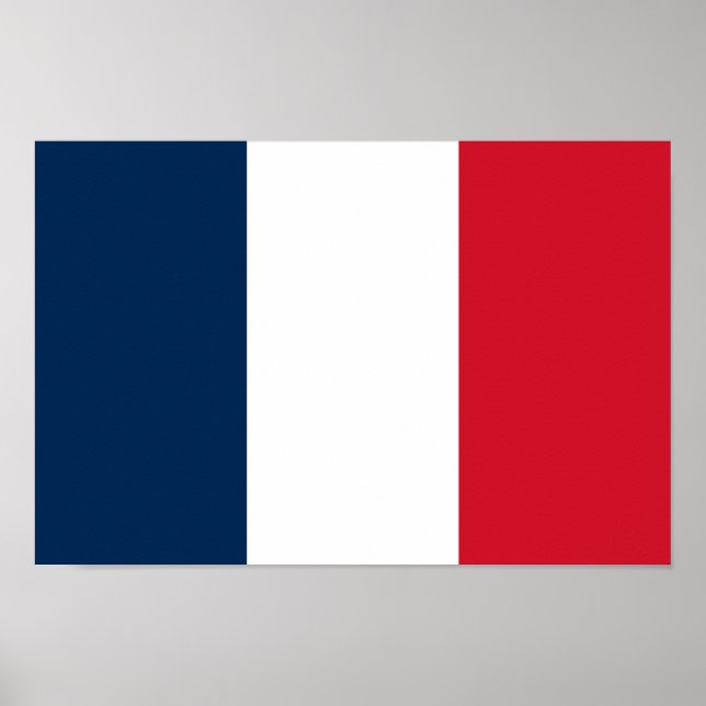 Poster Bandeira francesa (Frente)
