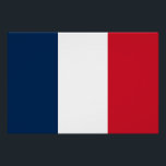 Póster Bandeira francesa<br><div class="desc">Bandeira nacional de França.</div>