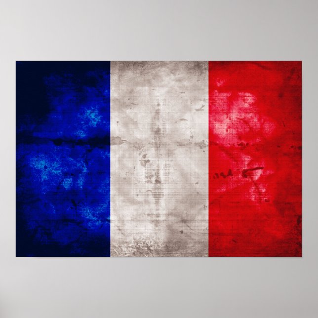 Póster Bandeira francesa (Frente)