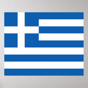 Poster Bandeira grega (Grécia)
