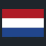 Poster Bandeira Holandesa<br><div class="desc">Bandeira Patriótica dos Países Baixos.</div>