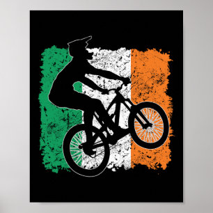 Poster Bandeira Irlanda Legal Bandeira Irlandesa Vintage