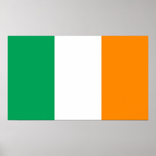 Poster bandeira irlandesa
