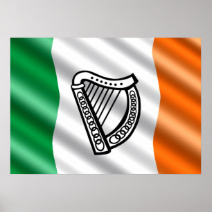 Poster Bandeira irlandesa