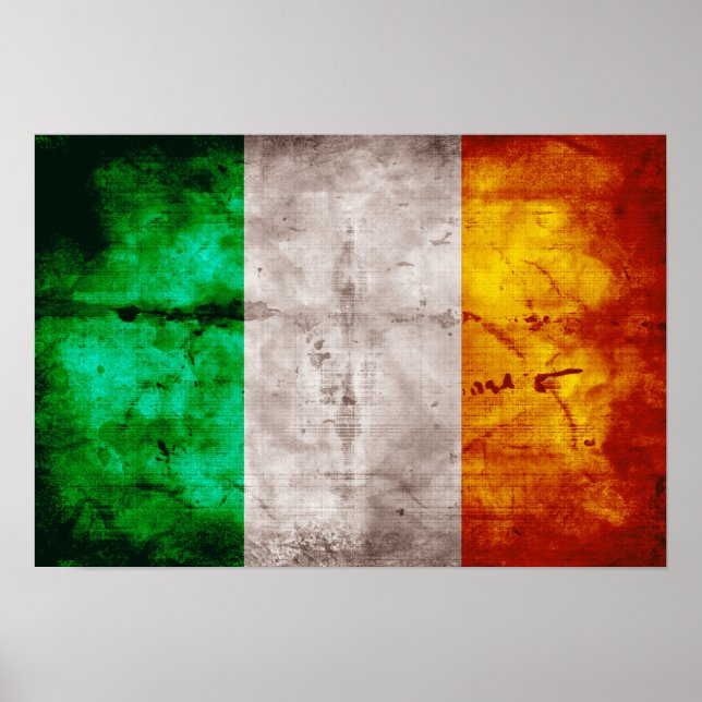 Póster Bandeira irlandesa (Frente)