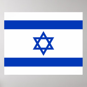 Poster Bandeira israelita (Israel)