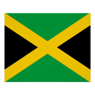 Póster Bandeira jamaicana
