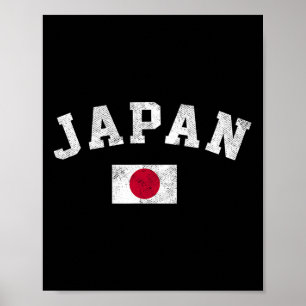 Poster Bandeira Japonesa Orgulho Raia Dia da Independênci
