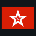 Póster Bandeira Marinho soviética<br><div class="desc">Viva a guerra fria com esta poster da bandeira do marinho soviético.</div>