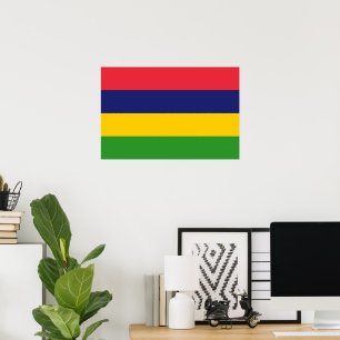 Poster Bandeira Maurícia