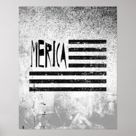 Poster Bandeira Merica