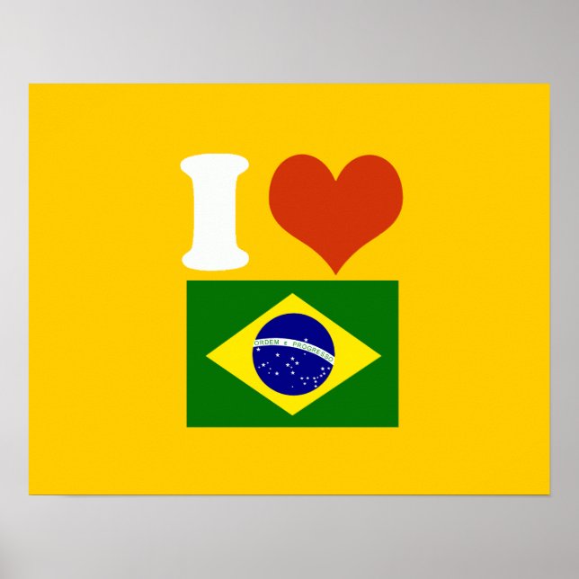 Poster Bandeira na parede (Frente)
