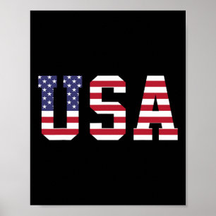 Poster Bandeira Nacional Americana Dos EUA 4 De Julho Par
