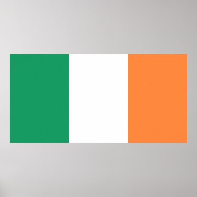 Poster Bandeira Nacional da Irlanda, Emerald Isle Celtic  (Frente)