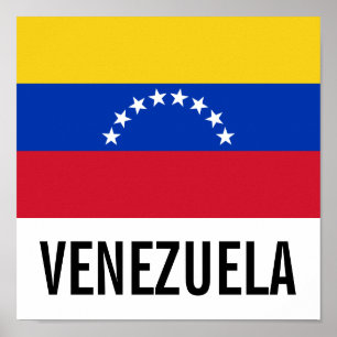 Póster Bandeira nacional de Venezuela