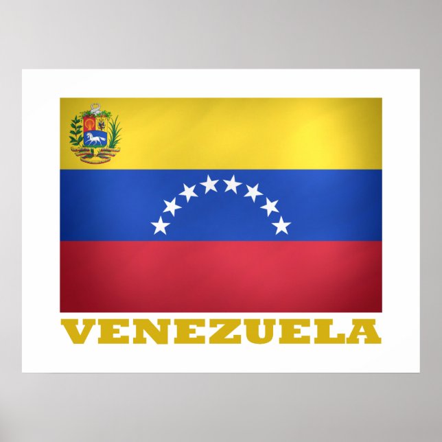 Póster Bandeira nacional venezuelana (Frente)