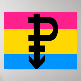 Poster Bandeira Pansexual