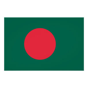 Póster Bandeira Patriótica de Bangladesh