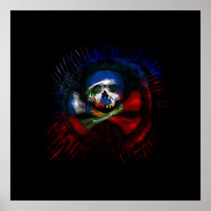 Poster Bandeira Pirata Haitiana
