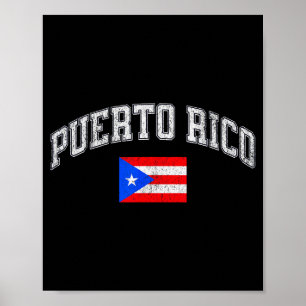 Poster Bandeira Porto-Riquenha do Patrimônio Hispânico de