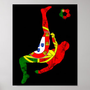 Poster Bandeira Portuguesa Futebol Português
