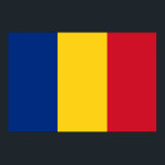 Poster Bandeira romena Patriótica Romena<br><div class="desc">Bandeira Patriótica da Romênia Drapelul României As cores da bandeira nacional da Romênia em romeno: Drapelul României tem uma longa história. Vermelho,  amarelo e azul foram encontrados nas concessões reais de Michael,  o Brave,  no final do século 16,  assim como nos escudos e banners. #rumania #rumanian #bandeira #patriótica</div>