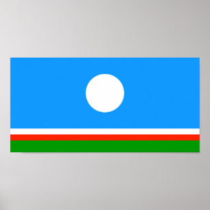 Poster Bandeira Sakha