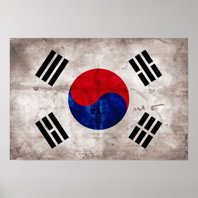 Poster Bandeira Sul-Coreana Encontrada (Frente)
