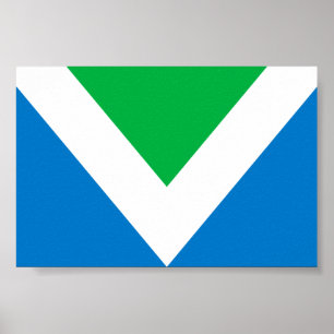 Poster Bandeira Vegana Internacional