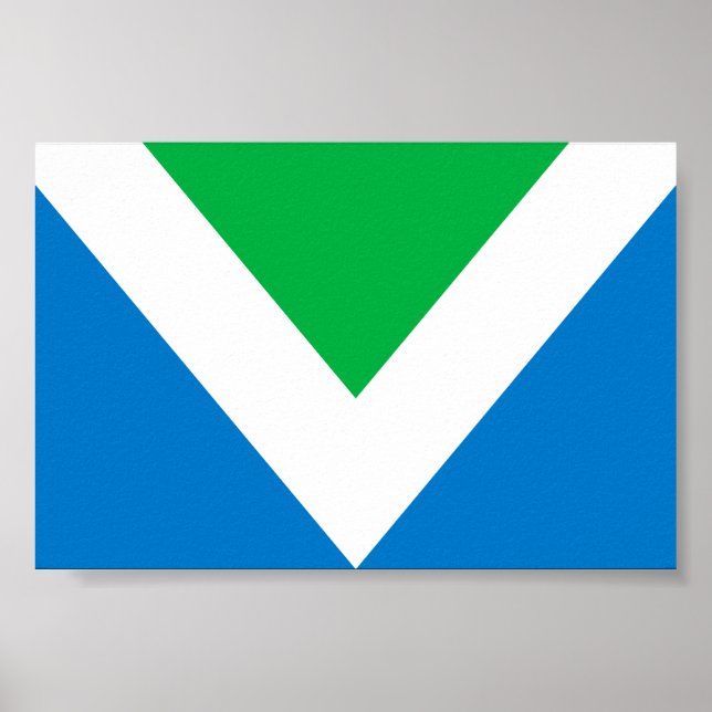 Poster Bandeira Vegana Internacional (Frente)