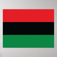 Bandeira Vermelha, Preta e Verde