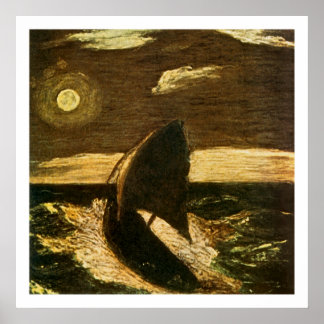 Póster Bandeiras do mar por Albert Pinkham Ryder