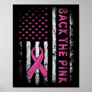 Poster Bandeja de Sensibilização do Cancer de Mama Rosa T