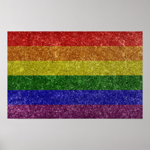 Poster Bandeja do orgulho do arco-íris