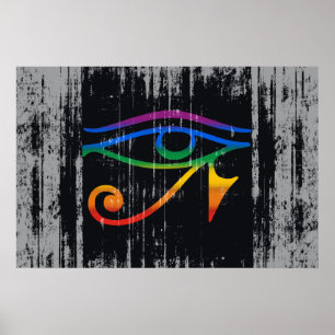 POSTER BANDERA DO ORGULHO GAY GÓTICO