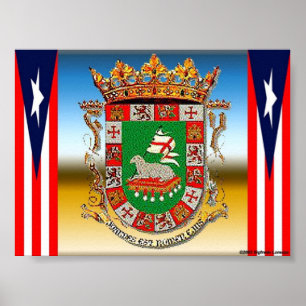 POSTER BANDERAS DO ESCUDO Y