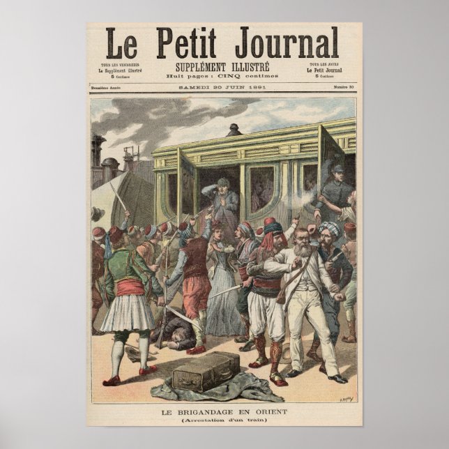 Poster Bandidos no Oriente (Frente)