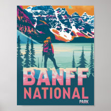 Banff National Park Canada Viagens vintage Place