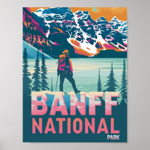 Poster Banff National Park Canada Viagens vintage Place
