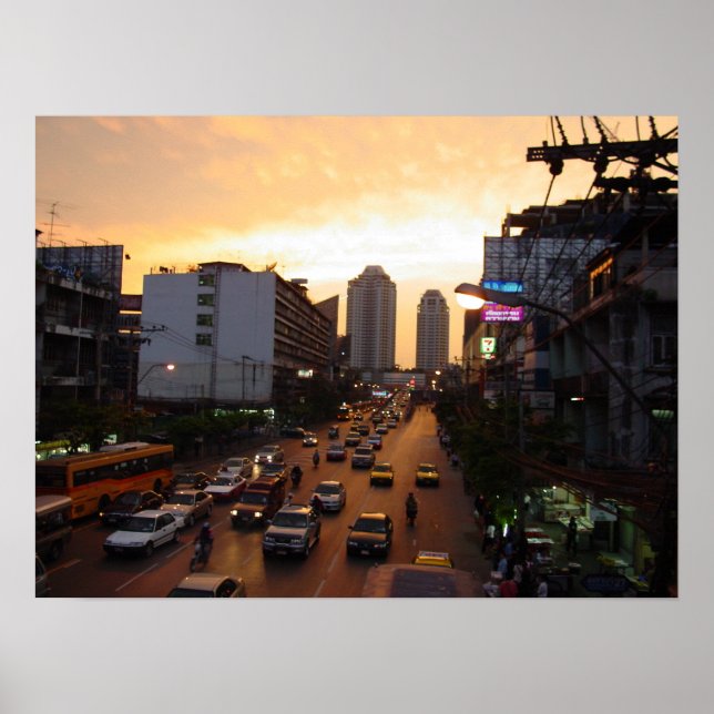 Poster Bangkok no Sunset (Frente)