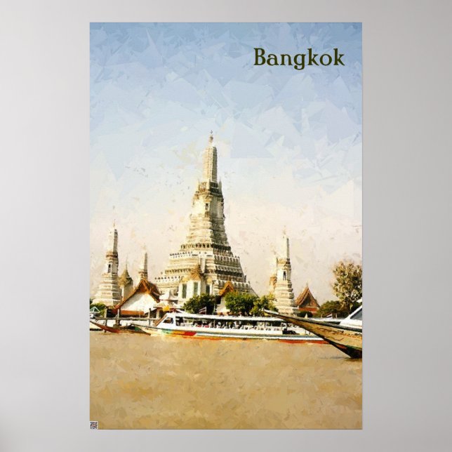 Póster Bangkok, Tailândia (Frente)