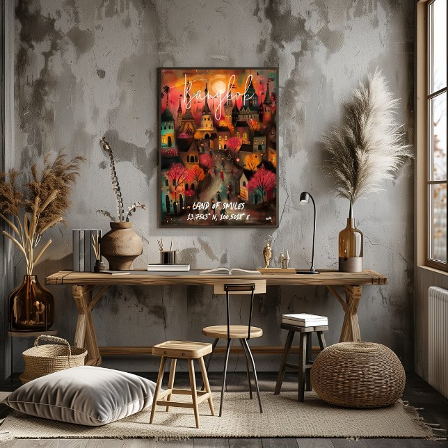 Póster Bangkok: Tierra de Sonrisas (Criador carregado)