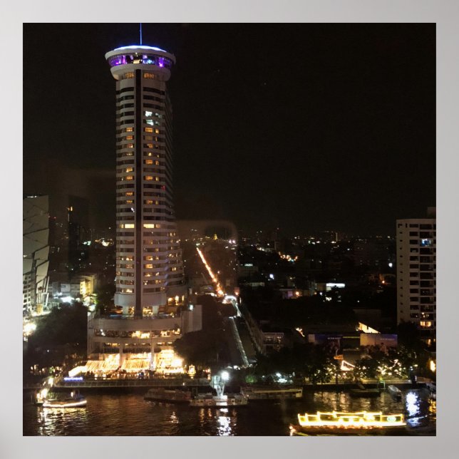 Poster Banguecoque À Noite (Frente)