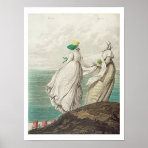 Póster Banhando o lugar, da "galeria da forma", 1797 (co