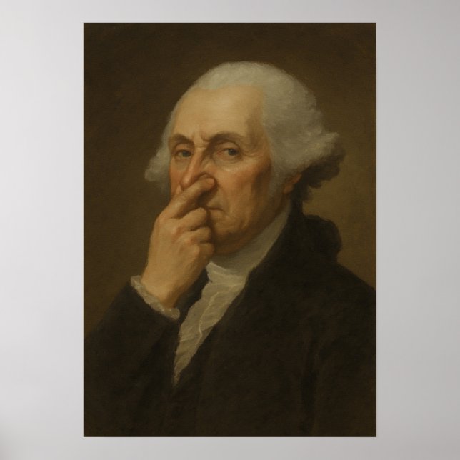 Poster Banheiro do George Washington (Frente)