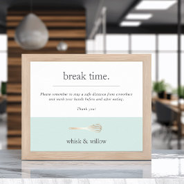 Poster Banheiro ou Caterer Breroom/Kitchen Segurança Covi